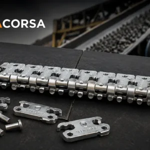 Grapas Alligator para fajas transportadoras en Perú instaladas en banda industrial para empalmes resistentes en minería