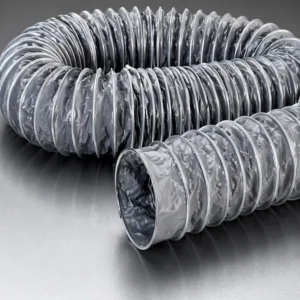 manguera flexible para ducto de ventilación industrial con refuerzo espiral metálico