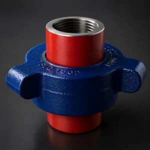 unión figura 1502 tipo hammer union para alta presión en sistemas petroleros e industriales