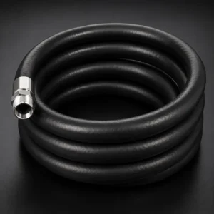 Manguera para surtidor de gasolina resistente a combustibles con acople metálico para estaciones de servicio en Perú