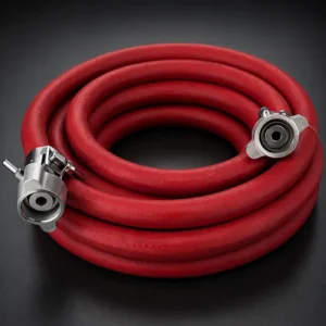 Manguera para vapor industrial de alta temperatura con acoples metálicos para uso en minería e industria en Perú