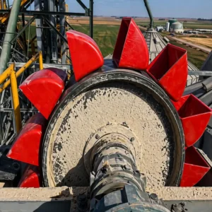 Faja transportadora para cangilones industrial de alta resistencia para elevadores verticales en minería y agroindustria
