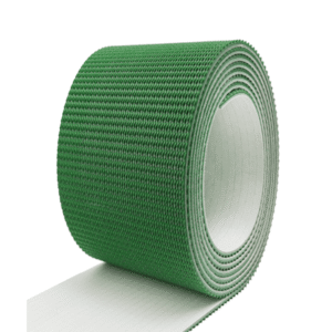 Faja transportadora corrugada verde