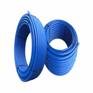 Manguera de polietileno azul PEAD para agua potable en rollo, tubería HDPE de alta densidad resistente para uso industrial y agrícola en Perú