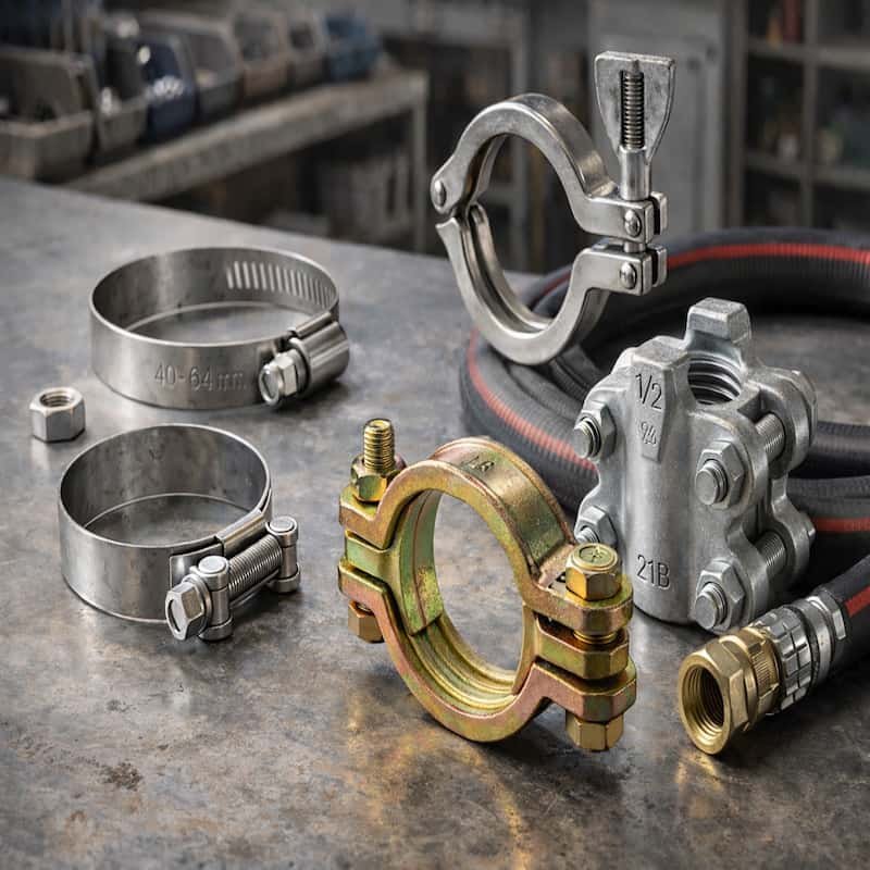 Abrazaderas industriales para mangueras hidráulicas y tuberías utilizadas en minería e industria en Perú – Grupo Acorsa