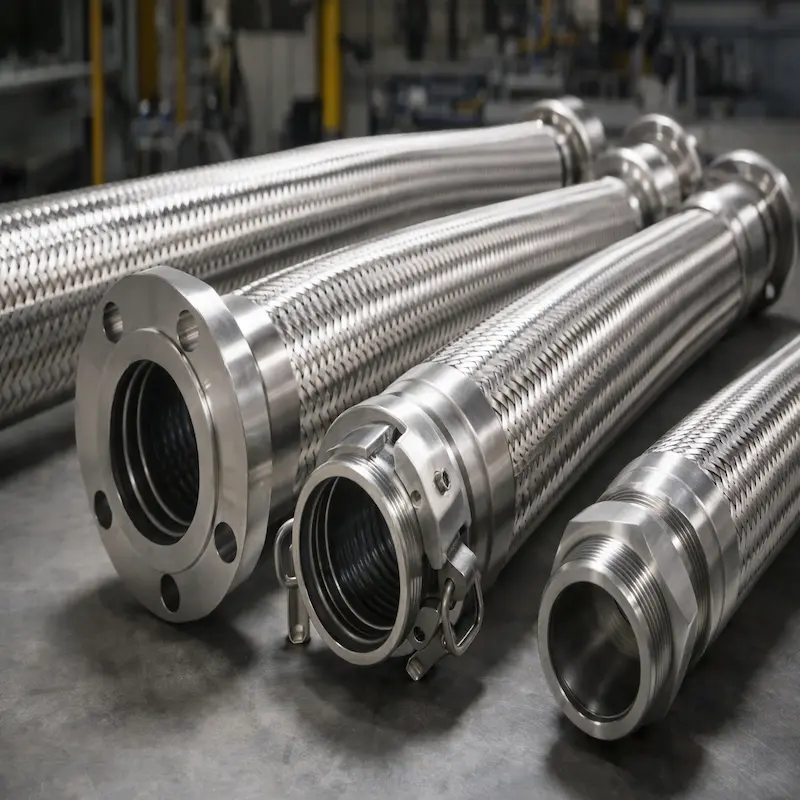 mangueras metálicas de acero inoxidable en Perú para sistemas industriales