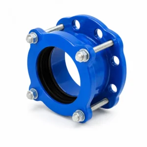 Acople recto Fumosac para unión de tuberías industriales, conexión mecánica de alta resistencia para sistemas hidráulicos, redes de agua potable, reparación de tuberías y conducción de fluidos a presión.