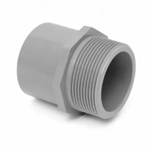 Adaptador macho CPVC Corzan SCH80 embone rosca para sistemas industriales y tuberías presurizadas, conexión de alta resistencia química y térmica para conducción segura de fluidos corrosivos y procesos industriales