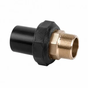 Adaptador macho HDPE SDR11 PE100 con rosca macho para termofusión, conexión de alta resistencia para tuberías de polietileno, sistemas hidráulicos presurizados, redes de agua y aplicaciones industriales