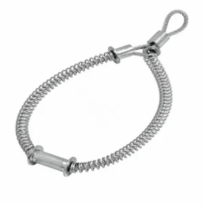 Cable de seguridad antilátigo para manguera industrial (whip check), sistema de protección de acero para evitar latigazos en conexiones de aire, vapor e hidráulicas de alta presión