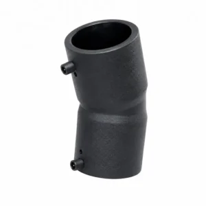 Codo 11.25° electro LESSO para tuberías HDPE, accesorio de electrofusión de alta resistencia para conexiones seguras en sistemas de agua, gas, minería e instalaciones industriales.