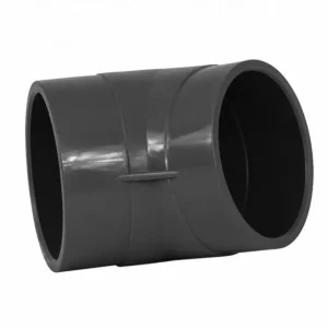 Codo 45° CPVC Corzan SCH80 embone para sistemas de tuberías industriales, accesorio resistente a químicos y altas temperaturas para conducción segura de fluidos.