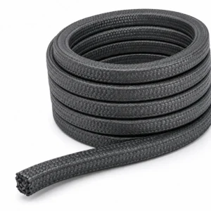Cordones de teflón (PTFE) para sellado industrial de alta resistencia química y térmica, diseñados para bombas, válvulas y equipos de proceso, ideales para aplicaciones con fluidos corrosivos, altas temperaturas y exigentes condiciones de operación.