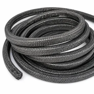 Cordones empaquetaduras industriales fabricados con materiales de alta resistencia térmica y química, diseñados para sellado eficiente en bombas, válvulas y equipos industriales, ideales para aplicaciones de alta presión, temperatura y trabajo continuo.