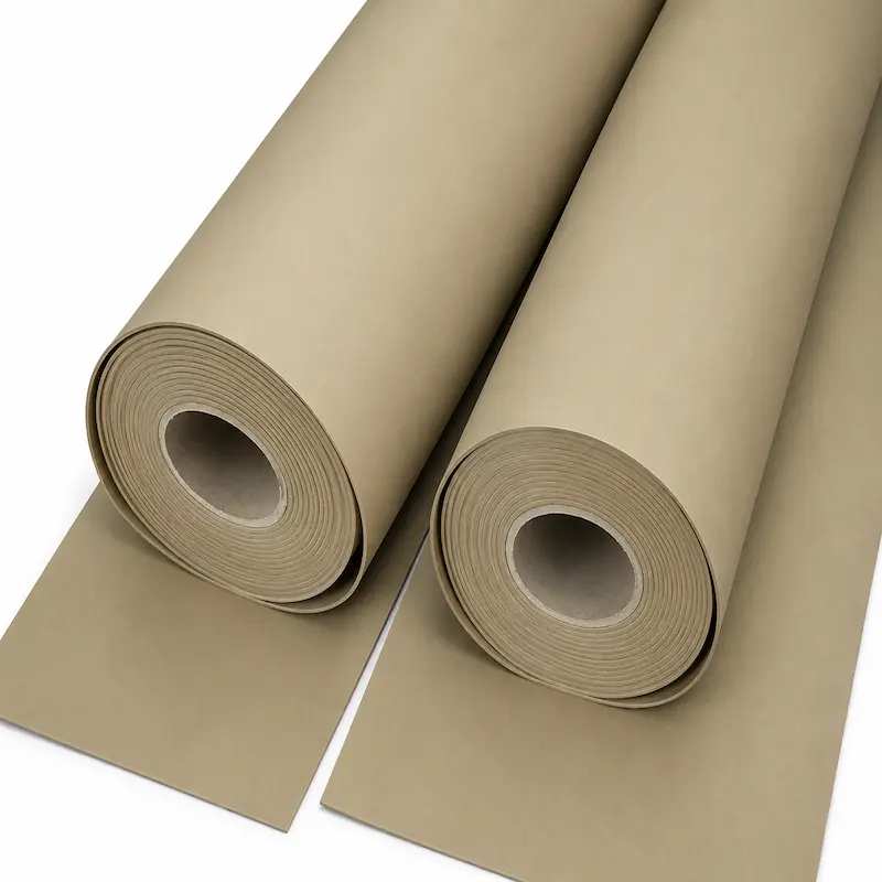 Empaquetadura a base de fibra de celulosa industrial color beige para sellado de bridas y conexiones, fabricada con material resistente a aceites, presión y temperatura, ideal para aplicaciones hidráulicas, automotrices e industriales.