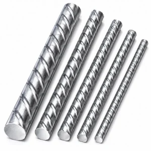 Fierros corrugados de acero de alta resistencia para construcción civil, estructuras de concreto armado, edificaciones, puentes y proyectos de infraestructura.