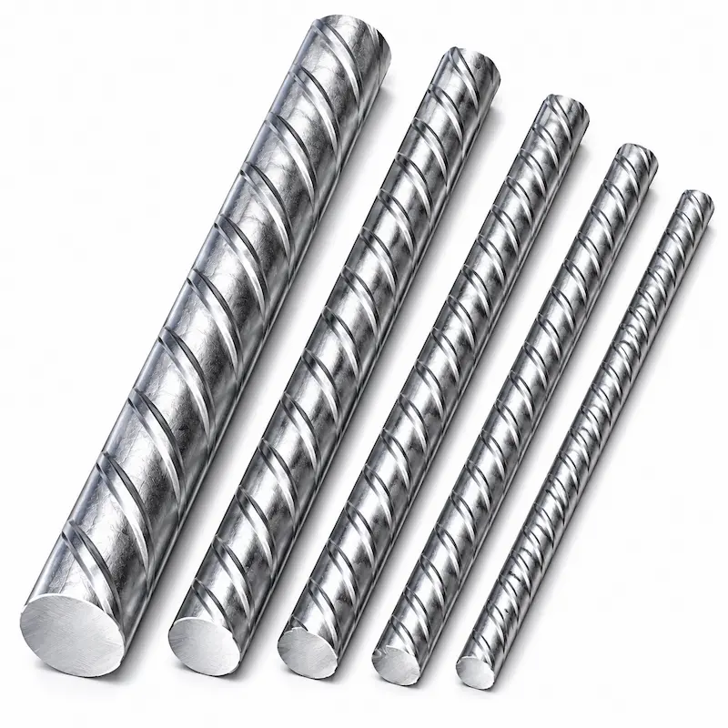 Fierros corrugados de acero de alta resistencia para construcción civil, estructuras de concreto armado, edificaciones, puentes y proyectos de infraestructura.