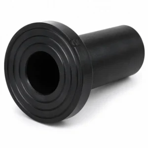 Flange Adapter HDPE SDR 7.4/11 PE100 PE4710 para termofusión, diseñado para unir tuberías de polietileno de alta densidad con sistemas bridado industriales.