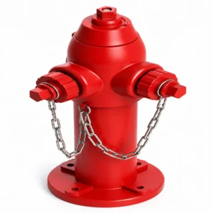 Hidrante cuerpo seco para sistemas contra incendio, diseñado para suministro eficiente de agua y protección de instalaciones industriales, comerciales y urbanas.