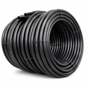 Manguera HDPE Clase 10 de polietileno de alta densidad para conducción de agua potable, sistemas de riego agrícola, minería e instalaciones hidráulicas.