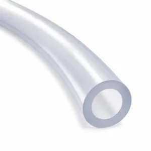 Manguera PVC atóxica para transporte de leche y productos lácteos, fabricada con materiales grado alimenticio, ideal para industrias alimentarias, plantas procesadoras y sistemas sanitarios.