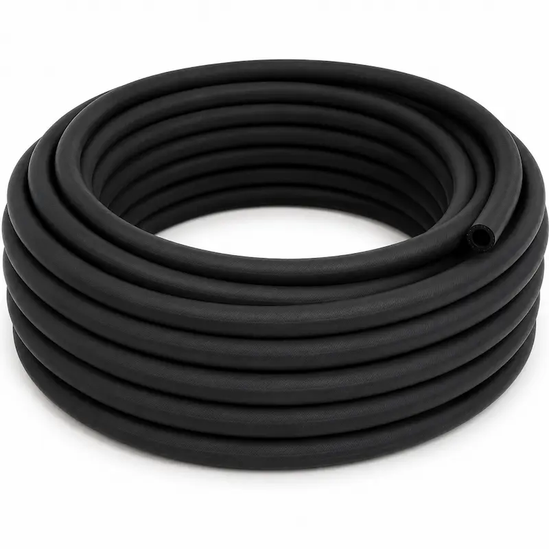 Manguera hidráulica 4SH con cuatro alambres en espiral de acero de alta resistencia para sistemas hidráulicos de ultra alta presión en minería, construcción e industria pesada.