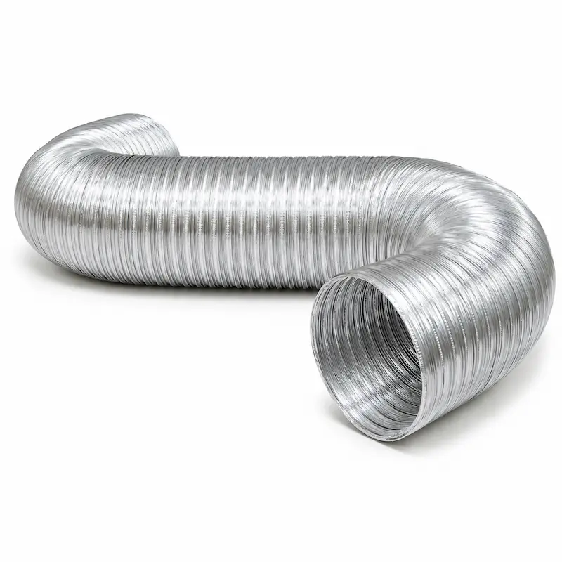 Manguera metálica corrugada de acero inoxidable SS-316L con cubierta trenzada, diseñada para conducción segura de vapor, productos químicos, gases y fluidos corrosivos en aplicaciones industriales de alta presión y temperatura.