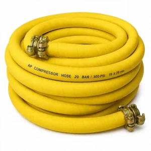 Manguera minera 2B de 300 PSI para conducción de aire y agua en operaciones mineras, diseñada para trabajo pesado con alta resistencia a la abrasión, impactos, intemperie y condiciones exigentes de operación.