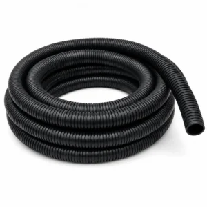 Manguera pasacable corrugada abierta de PVC, ideal para protección, organización y canalización de cables eléctricos, telecomunicaciones y sistemas industriales con fácil acceso para mantenimiento