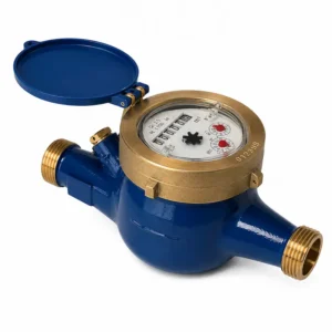 Medidor chorro múltiple Zenner para agua potable con conexiones roscadas y mecanismo de alta precisión, diseñado para la medición confiable del consumo en instalaciones residenciales, comerciales e industriales, ofreciendo durabilidad, exactitud y excelente desempeño hidráulico.