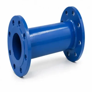 Niple brida brida de acero al carbono con bridas en ambos extremos, diseñado para unir tramos de tuberías en sistemas hidráulicos e industriales, ideal para redes de agua, minería, plantas de proceso, saneamiento y conducción de fluidos a presión.