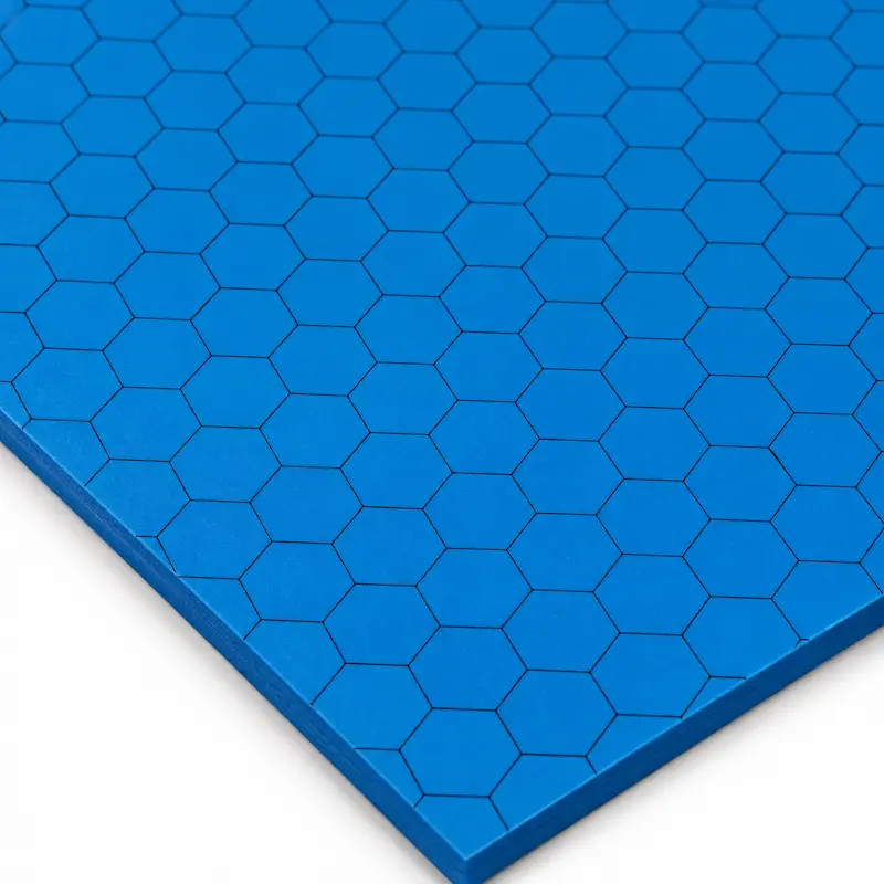 Plancha de no asbesto azul