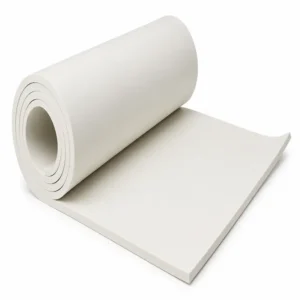 Planchas de jebe blanco alimentario fabricadas con compuestos de grado alimenticio, ideales para la elaboración de juntas, sellos y revestimientos en la industria de alimentos, bebidas y farmacéutica, ofreciendo excelente higiene, flexibilidad, resistencia al desgaste y fácil limpieza para aplicaciones que requieren contacto seguro con productos alimenticios.