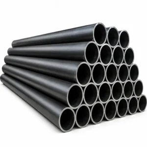 Tubería ASTM SCH40 de acero al carbón de alta resistencia, fabricada conforme a normas ASTM para la conducción de agua, vapor, petróleo, gas y fluidos industriales, ideal para proyectos de construcción, minería, sistemas contra incendio, plantas industriales y aplicaciones de media presión.