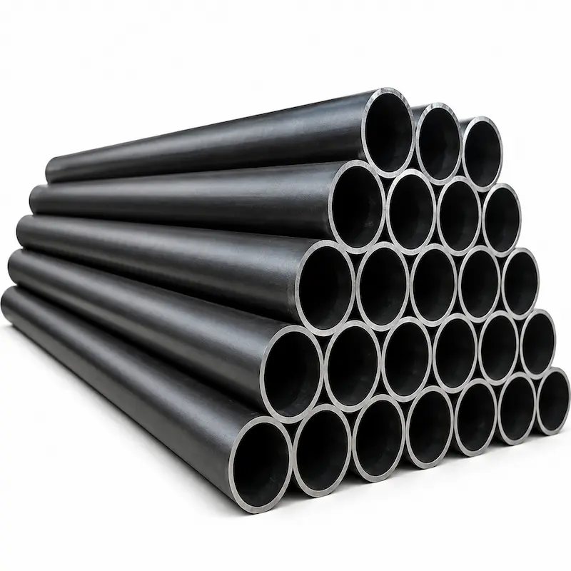 Tubería ASTM SCH40 de acero al carbón de alta resistencia, fabricada conforme a normas ASTM para la conducción de agua, vapor, petróleo, gas y fluidos industriales, ideal para proyectos de construcción, minería, sistemas contra incendio, plantas industriales y aplicaciones de media presión.