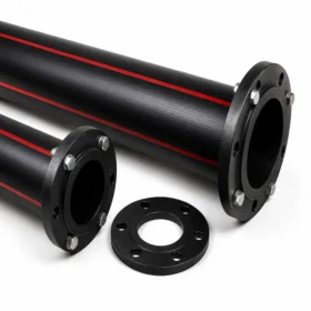 Tubería HDPE ASTM F714 bridada para minería, impulsión de agua industrial y transporte de fluidos a presión.