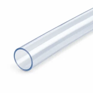Tubería PVC SCH40 transparente embone