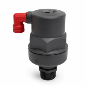 Válvula de aire triple efecto ARI diseñada para la admisión y expulsión automática de aire en redes de agua potable, riego e infraestructura hidráulica.