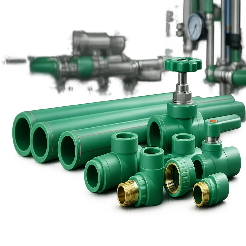 Tuberías de polipropileno PP-R para agua fría, agua caliente e industria